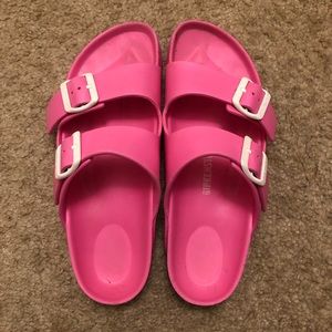Hot Pink Birkenstock Sandals